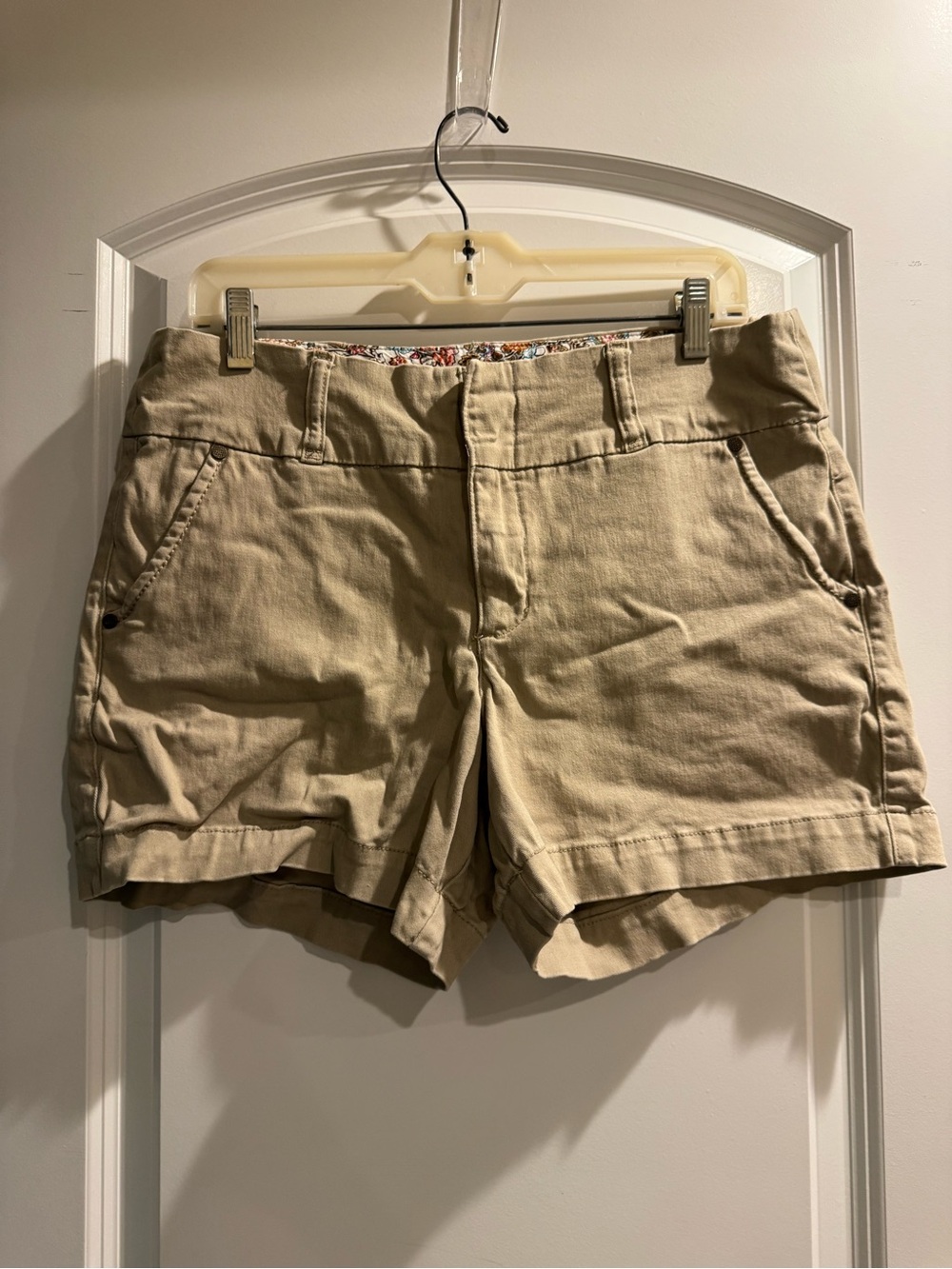 one 5 one Beige Casual Bermuda Shorts